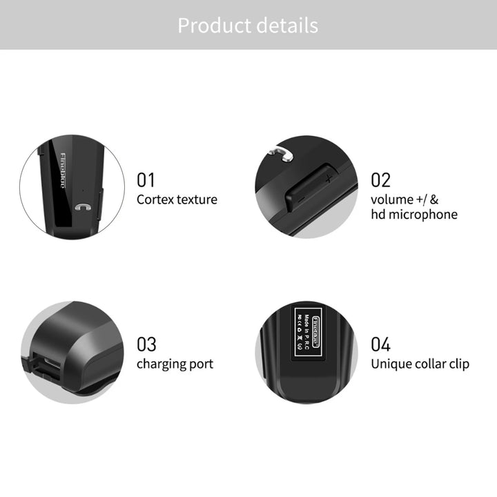 Wireless Business Bluetooth Headset in-Ear Earphone Hands-free Sport Driver Earphone Telescopic Clip on Stereo Earbud with Mic - Vogue Vista UK