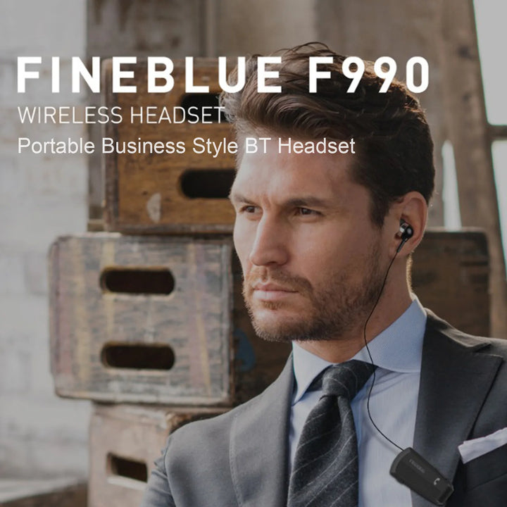 Wireless Business Bluetooth Headset in-Ear Earphone Hands-free Sport Driver Earphone Telescopic Clip on Stereo Earbud with Mic - Vogue Vista UK