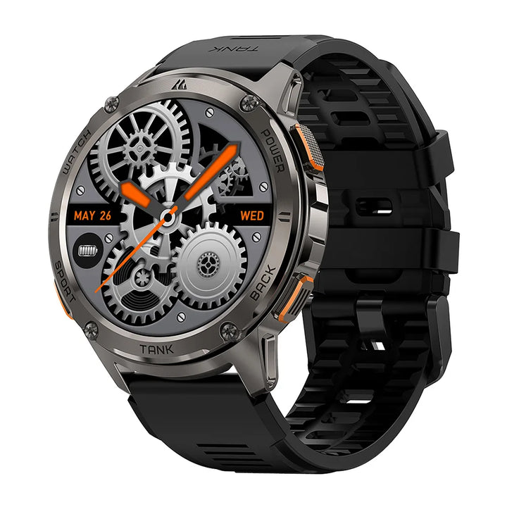 2024 KOSPET TANK T3 Smart Watch For Men 500mAh 60Days Battery IP69K 5ATM Waterproof AMOLED Bluetooth Call Military Men's Watches - Vogue Vista UK