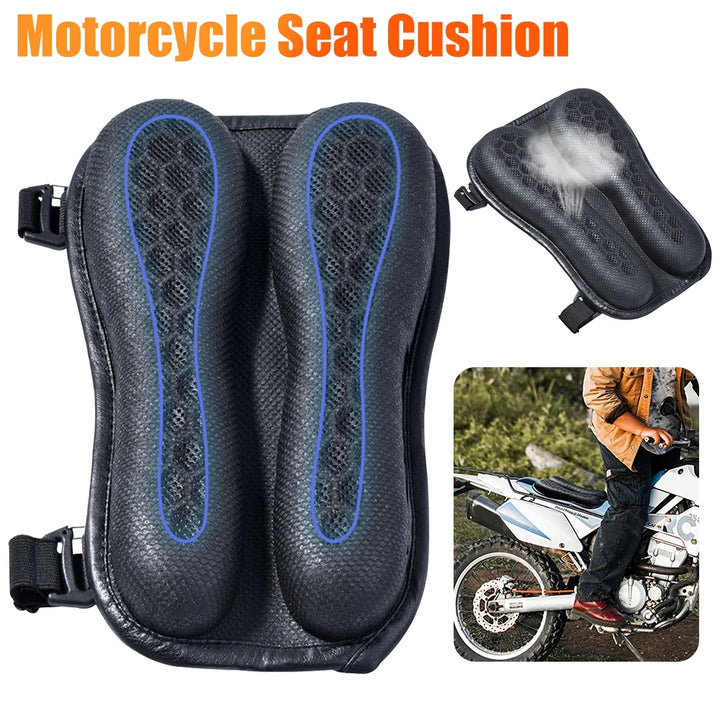 Motorcycle Seat Cushion Soft 3D Breathable Honeycomb Anti-slip Motorcycle Gel Seat Cushion Pressure Relief Memory Air Pad Cover - Vogue Vista UK