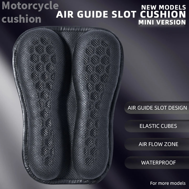 Motorcycle Seat Cushion Soft 3D Breathable Honeycomb Anti-slip Motorcycle Gel Seat Cushion Pressure Relief Memory Air Pad Cover - Vogue Vista UK