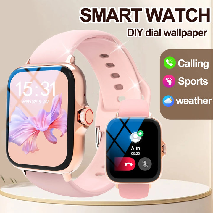Smart Watch, Sports Modes, Calls, Messages, compatible with Android and iPhone - Vogue Vista UK