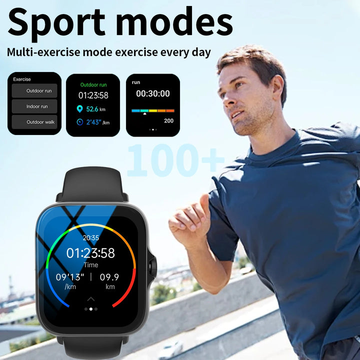 Smart Watch, Sports Modes, Calls, Messages, compatible with Android and iPhone - Vogue Vista UK