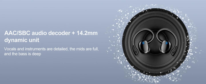 Wireless Earbuds, Bluetooth 5.3 Earbuds Stereo Bass, in-Ear Noise Cancelling Mic, Earphones IP7 Waterproof Sports, 40H Playback. - Vogue Vista UK
