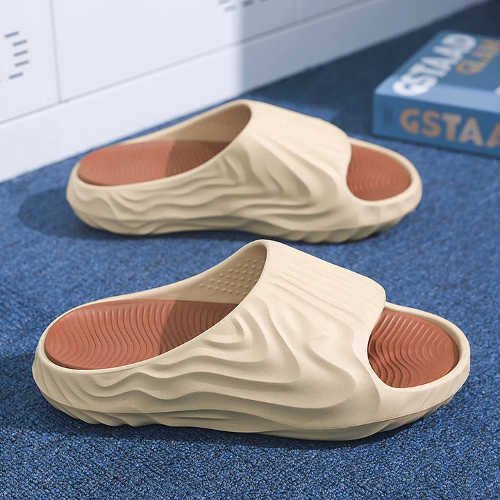 Summer Men's Slippers Outdoor Sandals Beach Comfortable Soft Slides Indoor New Men Casual Shoes Garden Shoes Men Home Slippers - Vogue Vista UK
