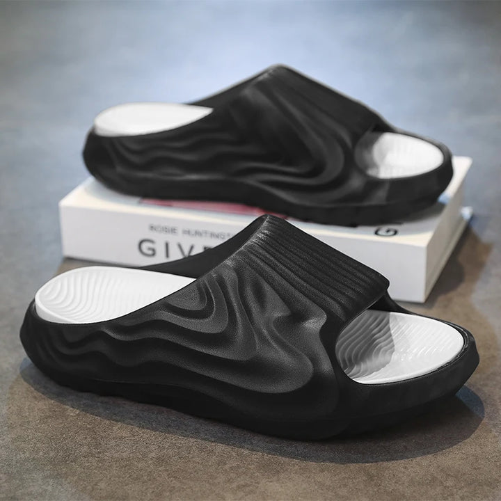 Summer Men's Slippers Outdoor Sandals Beach Comfortable Soft Slides Indoor New Men Casual Shoes Garden Shoes Men Home Slippers - Vogue Vista UK