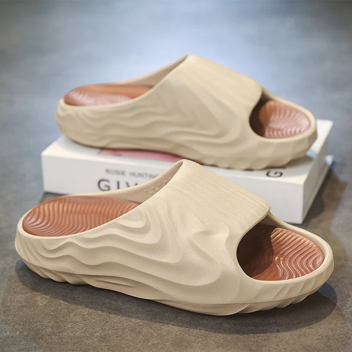 Summer Men's Slippers Outdoor Sandals Beach Comfortable Soft Slides Indoor New Men Casual Shoes Garden Shoes Men Home Slippers - Vogue Vista UK