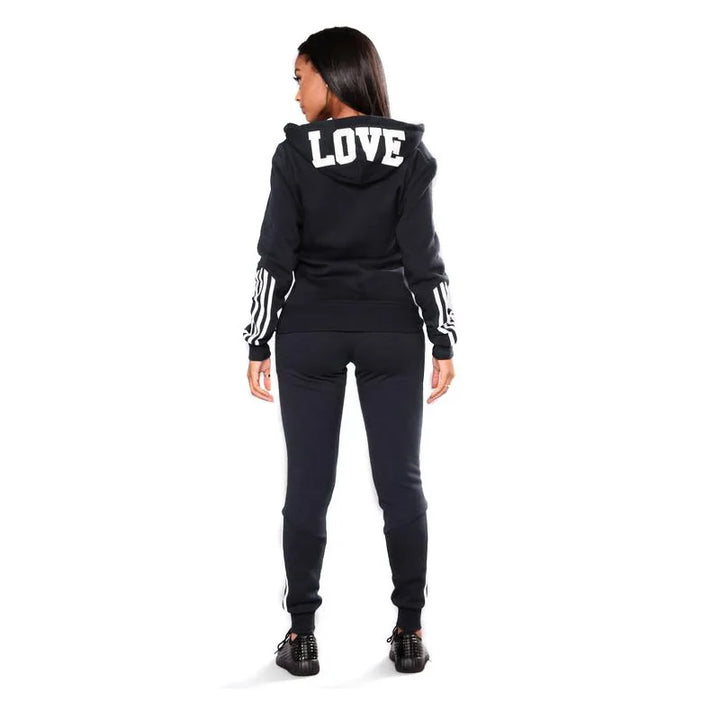 Women's Tracksuit Hooded Sweatshirts Sweatpants All Season Daily Sports Jacket Sportswear Ladies Outdoor Casual Sexy Zip Outfits - Vogue Vista UK