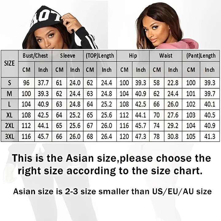 Women's Tracksuit Hooded Sweatshirts Sweatpants All Season Daily Sports Jacket Sportswear Ladies Outdoor Casual Sexy Zip Outfits - Vogue Vista UK