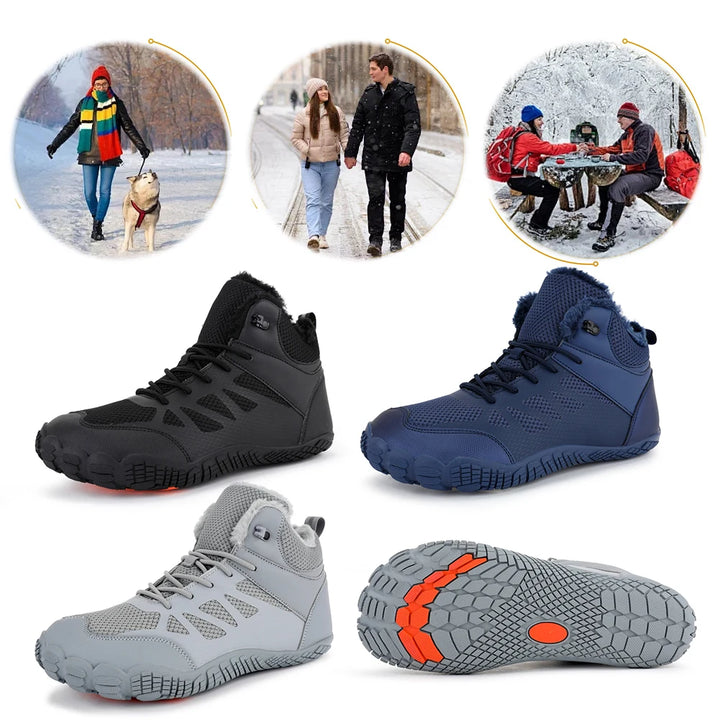 Womens Mens Hiking Boots Waterproof Winter Snow Boots Anti-Slip Walking Shoes Outdoor Booties - Vogue Vista UK