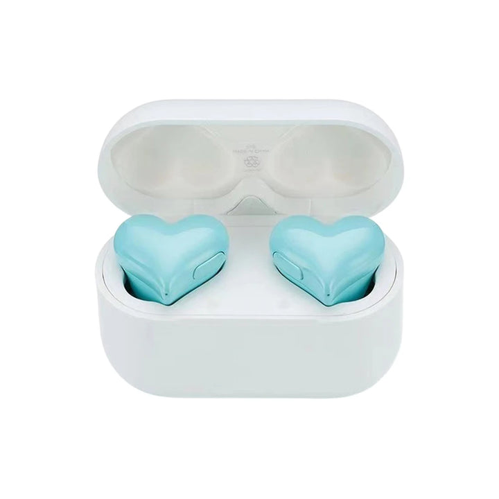 Fashion Wireless Earphones Hi-Fi Stereo Headphones Heartbuds Bluetooth-compatible In Ear Noice Cancelling for Student Girl Women - Vogue Vista UK