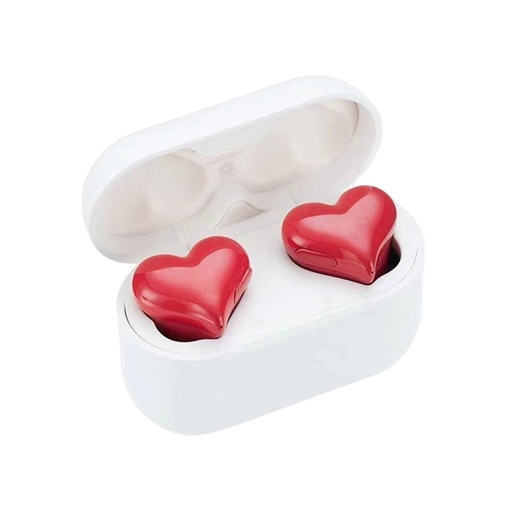Fashion Wireless Earphones Hi-Fi Stereo Headphones Heartbuds Bluetooth-compatible In Ear Noice Cancelling for Student Girl Women - Vogue Vista UK