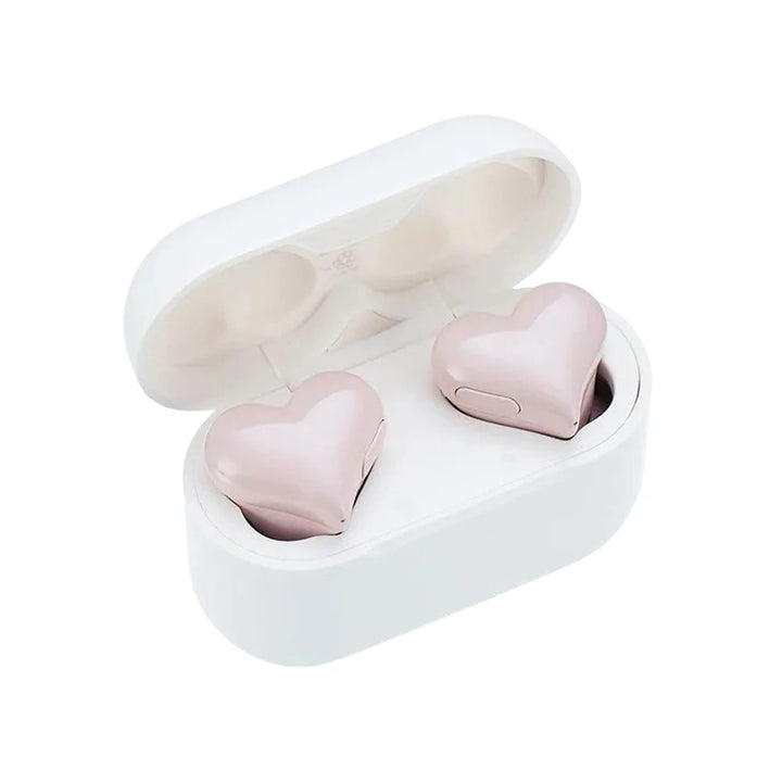 Fashion Wireless Earphones Hi-Fi Stereo Headphones Heartbuds Bluetooth-compatible In Ear Noice Cancelling for Student Girl Women - Vogue Vista UK