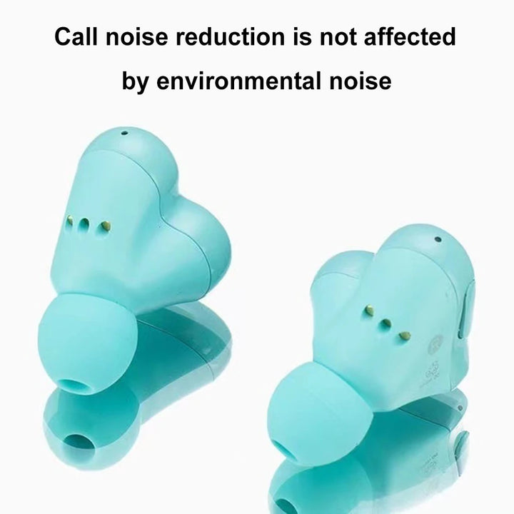 Fashion Wireless Earphones Hi-Fi Stereo Headphones Heartbuds Bluetooth-compatible In Ear Noice Cancelling for Student Girl Women - Vogue Vista UK