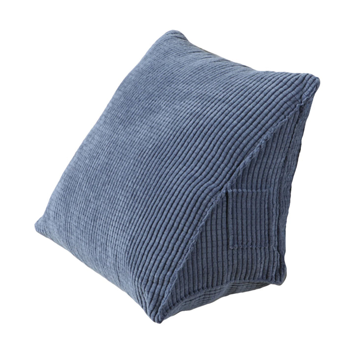 Triangle Pillow Comfortable Reading Pillow With Zip Pocket Triangle Wedge Bolster Small Back Support Pillow Cushie Pillows - Vogue Vista UK