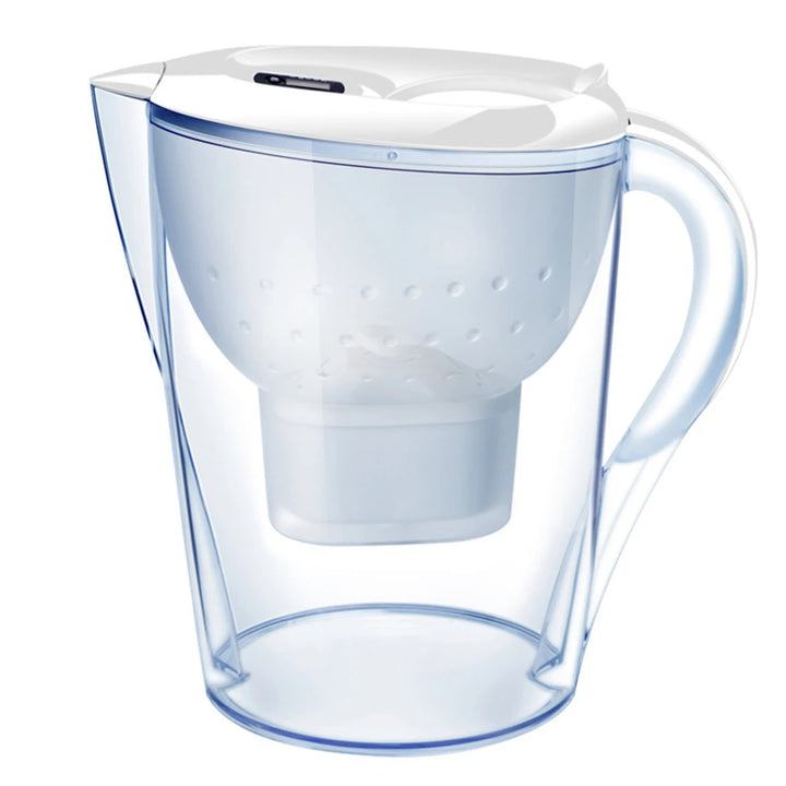 3.5L Water Filter Pitcher Digital Display Water Filter Kettle 4-stages Filtration System for Clean Tasting Drinking Water - Vogue Vista UK