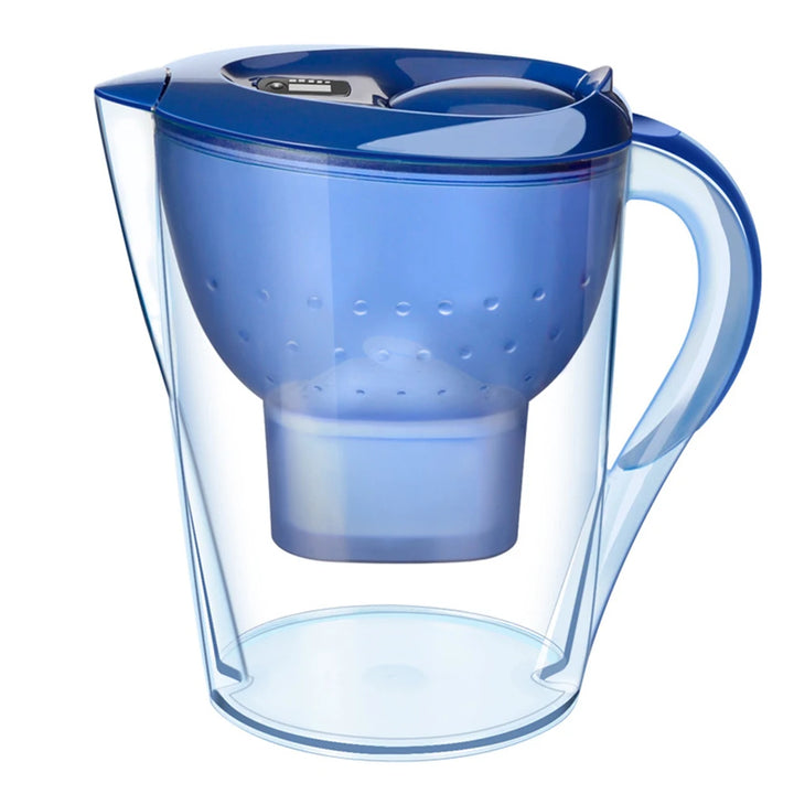 3.5L Water Filter Pitcher Digital Display Water Filter Kettle 4-stages Filtration System for Clean Tasting Drinking Water - Vogue Vista UK
