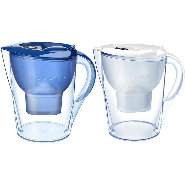 3.5L Water Filter Pitcher Digital Display Water Filter Kettle 4-stages Filtration System for Clean Tasting Drinking Water - Vogue Vista UK