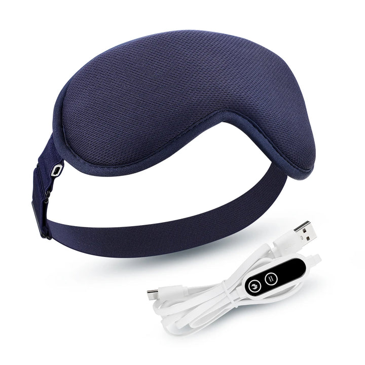 Hot Compress Electric Steam Eye Mask 3D Massage Constant Temperature Smart Timing Sleep Shading Sleeping Mask Eye Relief - Vogue Vista UK