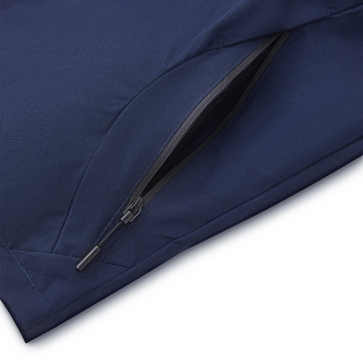Black Waterproof Softshell Jacket with Hood for Men - Vogue Vista UK