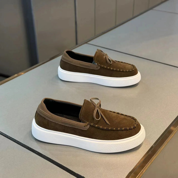 Mens Loafers Casual Leather Shoes for Men Slip on Moccasins Breathable Male Driving Shoes Comfort Soft Dress Footwear Men Shoes - Vogue Vista UK