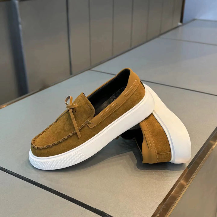 Mens Loafers Casual Leather Shoes for Men Slip on Moccasins Breathable Male Driving Shoes Comfort Soft Dress Footwear Men Shoes - Vogue Vista UK