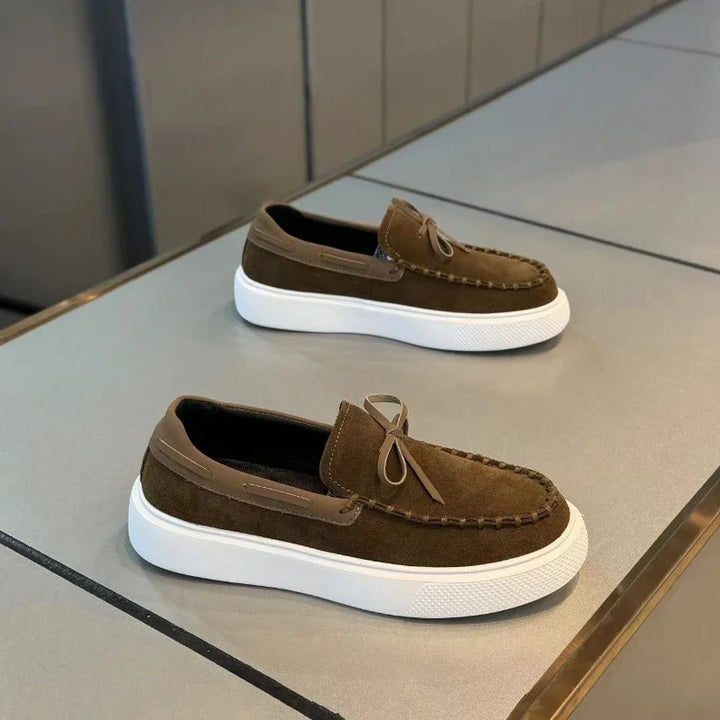 Mens Loafers Casual Leather Shoes for Men Slip on Moccasins Breathable Male Driving Shoes Comfort Soft Dress Footwear Men Shoes - Vogue Vista UK