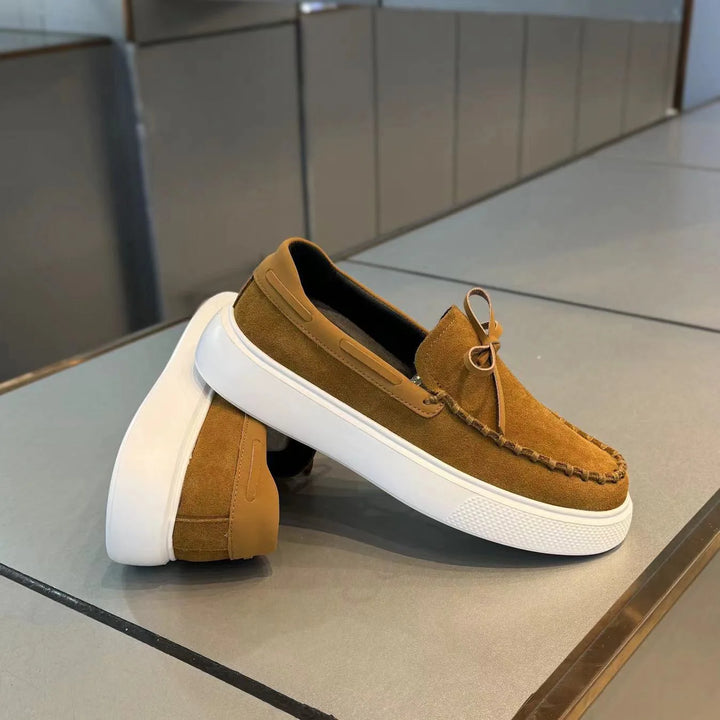 Mens Loafers Casual Leather Shoes for Men Slip on Moccasins Breathable Male Driving Shoes Comfort Soft Dress Footwear Men Shoes - Vogue Vista UK