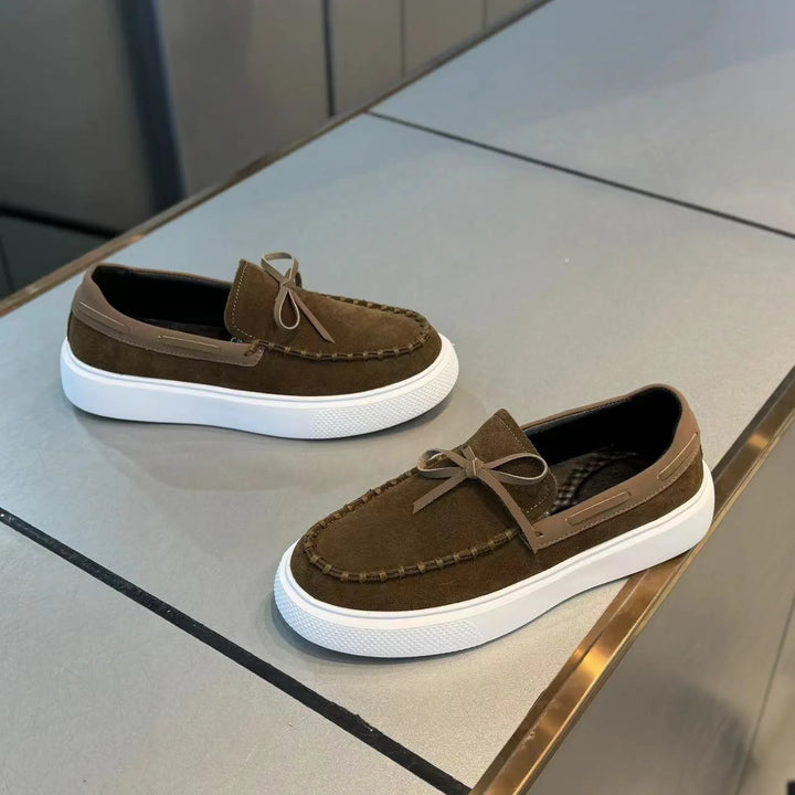 Mens Loafers Casual Leather Shoes for Men Slip on Moccasins Breathable Male Driving Shoes Comfort Soft Dress Footwear Men Shoes - Vogue Vista UK