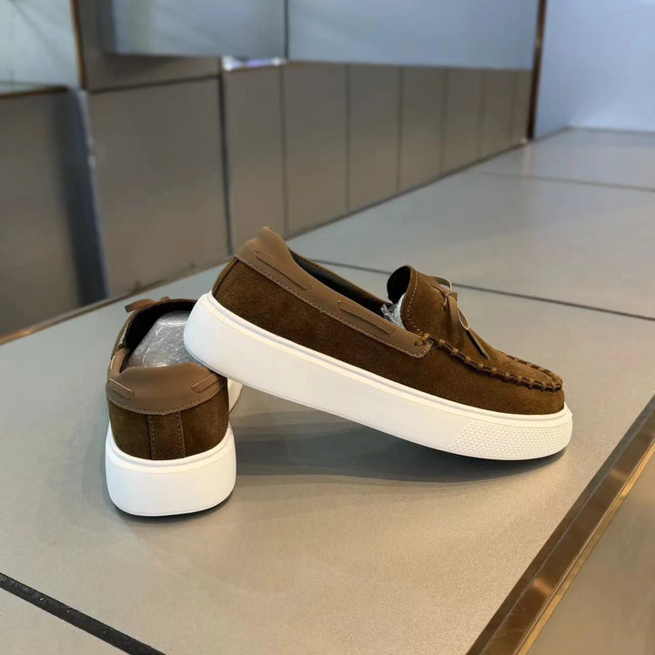 Mens Loafers Casual Leather Shoes for Men Slip on Moccasins Breathable Male Driving Shoes Comfort Soft Dress Footwear Men Shoes - Vogue Vista UK