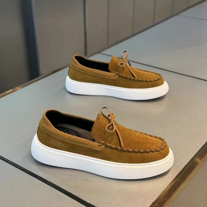Mens Loafers Casual Leather Shoes for Men Slip on Moccasins Breathable Male Driving Shoes Comfort Soft Dress Footwear Men Shoes - Vogue Vista UK