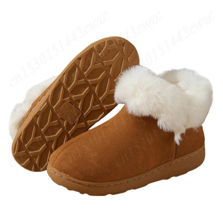 2024 New Women Snow Boots Casual Plush Warm Classic Thickened Cotton Shoes Classic Winter Thick-soled Women's Ankle Boots - Vogue Vista UK