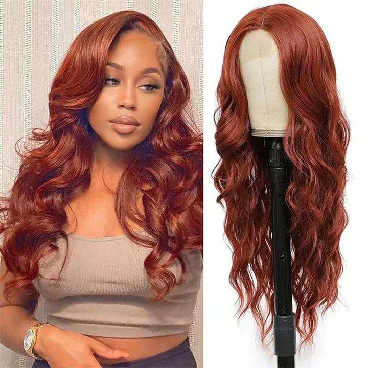 Synthetic 70cm European and American Style Women Long Curly Hair Large Waves Synthetic Wig Full Head Cover Headwear - Vogue Vista UK