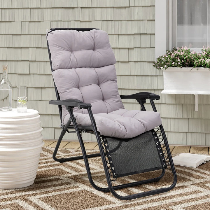 【Breeins】Folding Chair Cushion Folding Thick Garden Sun Lounge Seat Cushion Sofa Tatami Mat No Chair Long Cushion Mat - Vogue Vista UK