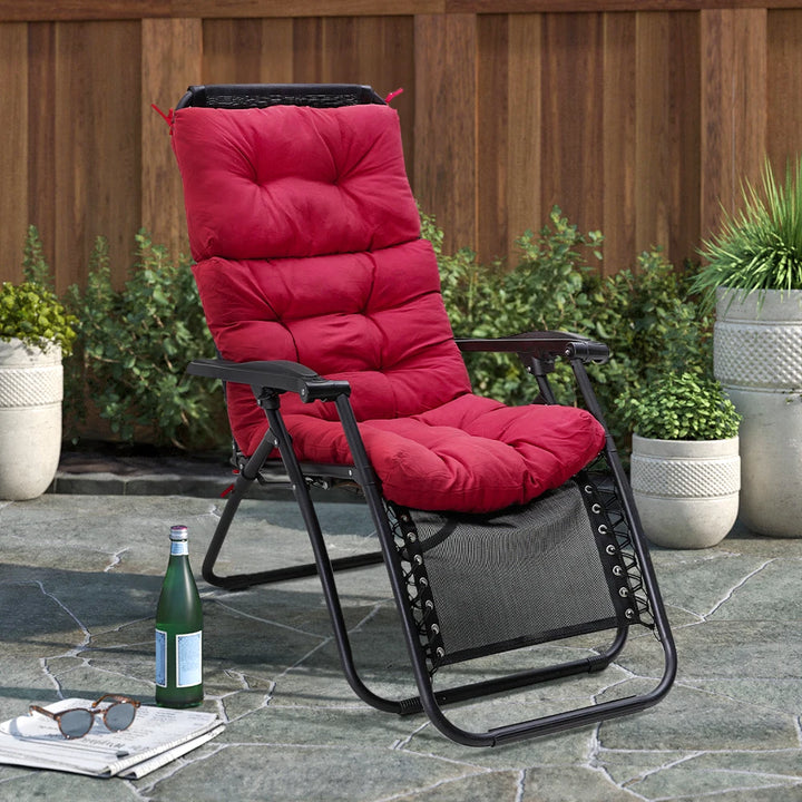 【Breeins】Folding Chair Cushion Folding Thick Garden Sun Lounge Seat Cushion Sofa Tatami Mat No Chair Long Cushion Mat - Vogue Vista UK