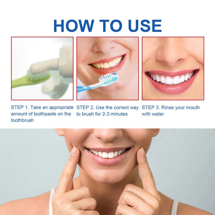 Oralhoe 120g Sp 6 Ultra Whitening Teeth Toothpaste Probiotic Fresh Breath Brightening Stain Remove Dental Clean Care Toothpaste - Vogue Vista UK