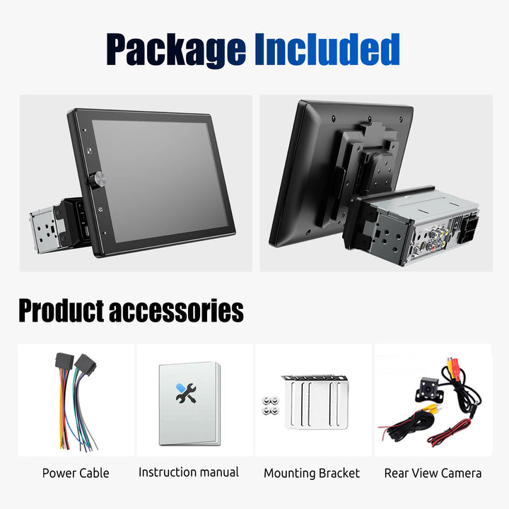 IPS Touchscreen Car Stereo Wireless Apple,Android Auto USB AUX TF FM Bluetooth - Vogue Vista UK