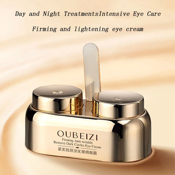 40g Day Eye Cream Night Eye Cream Double Skin Care Reduce Dark Circles Tightens Eye Contour Anti Wrinkle Eye Puffiness Eye Care - Vogue Vista UK