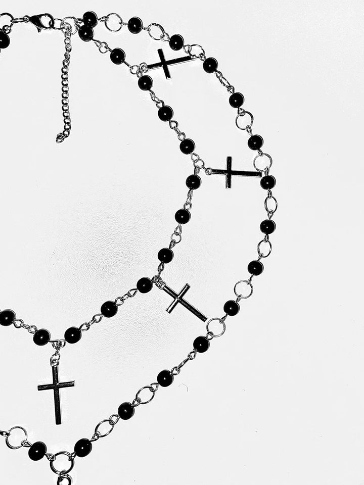 Goth jewellery necklace inspired manga grunge jewellery emo gothic edgy y2k - Vogue Vista UK