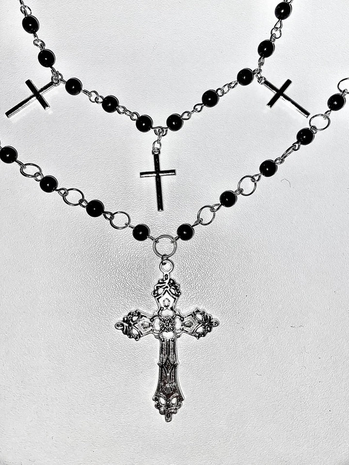 Goth jewellery necklace inspired manga grunge jewellery emo gothic edgy y2k - Vogue Vista UK