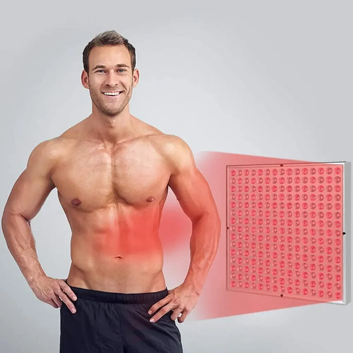 45W Red LED Light Therapy Panel, Deep Red 660nm and Near Infrared 850nm LED Light Therapy Combo Pin Ear plugs and tunnels Hifu - Vogue Vista UK