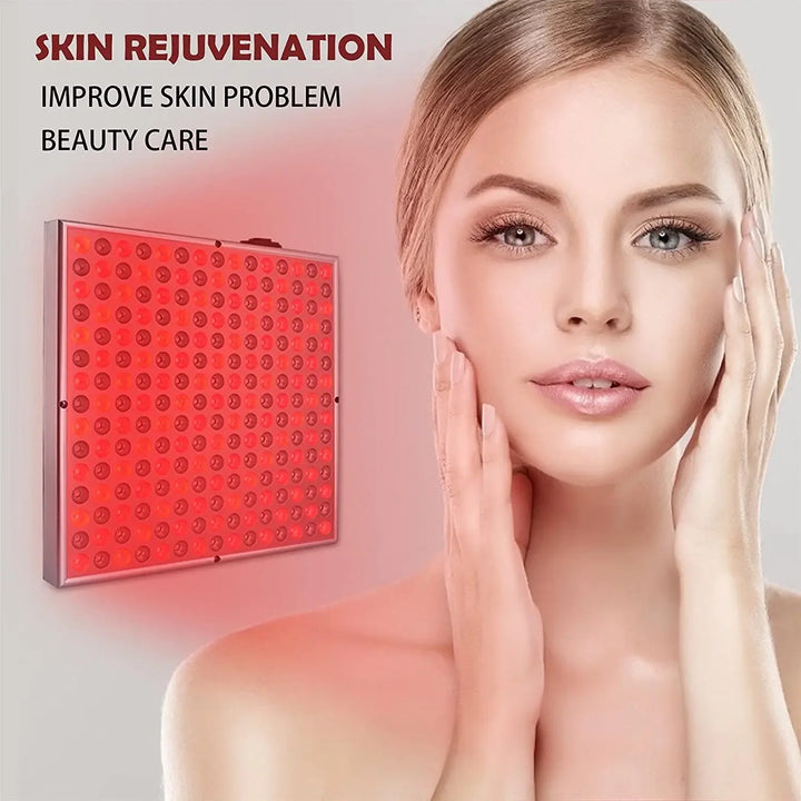 45W Red LED Light Therapy Panel, Deep Red 660nm and Near Infrared 850nm LED Light Therapy Combo Pin Ear plugs and tunnels Hifu - Vogue Vista UK