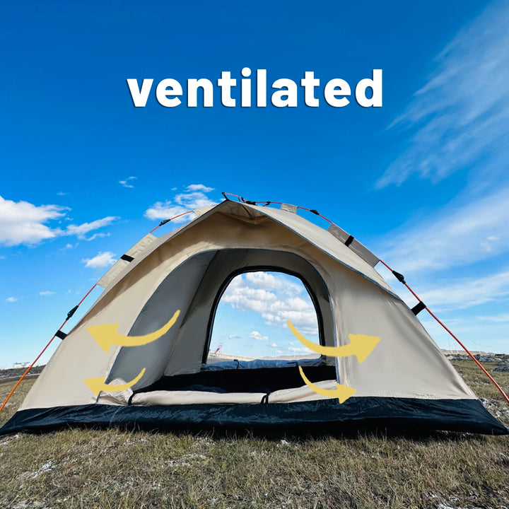 Outdoor Automatic Quick-opening Tent Automatic Rainproof Sunshine-proof Tent Fishing Beach Sunshine Shelter 4 person tents - Vogue Vista UK