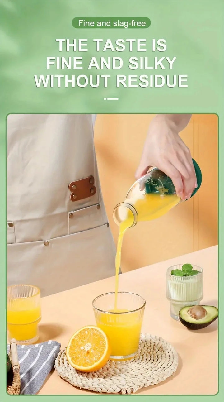 Electric Juicer Cup 6 Blades Blender Milkshake Machine USB Portable Fruit Milk Mixing Tool Mini Fresh Juice Blender Sport - Vogue Vista UK