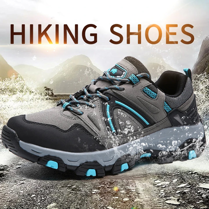 Men Outdoor Lightweight Hiking Footwear Climbing Male Sport Shoes Tactical Hunting Trekking Mountain Boots Waterproof Sneakers - Vogue Vista UK