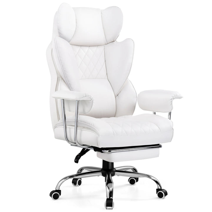 GTPLAYER Gaming Chair, Executive Office Desk Chair Ergonomic Computer Chair with Footrest Heavy Duty High Back Lumbar Support - Vogue Vista UK