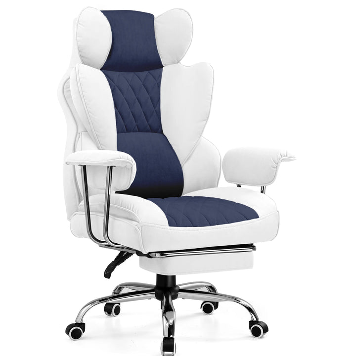 GTPLAYER Gaming Chair, Executive Office Desk Chair Ergonomic Computer Chair with Footrest Heavy Duty High Back Lumbar Support - Vogue Vista UK