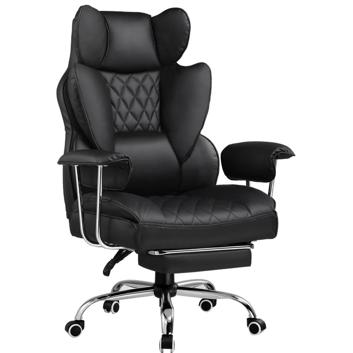GTPLAYER Gaming Chair, Executive Office Desk Chair Ergonomic Computer Chair with Footrest Heavy Duty High Back Lumbar Support - Vogue Vista UK