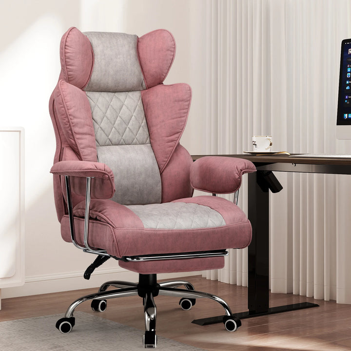 GTPLAYER Gaming Chair, Executive Office Desk Chair Ergonomic Computer Chair with Footrest Heavy Duty High Back Lumbar Support - Vogue Vista UK