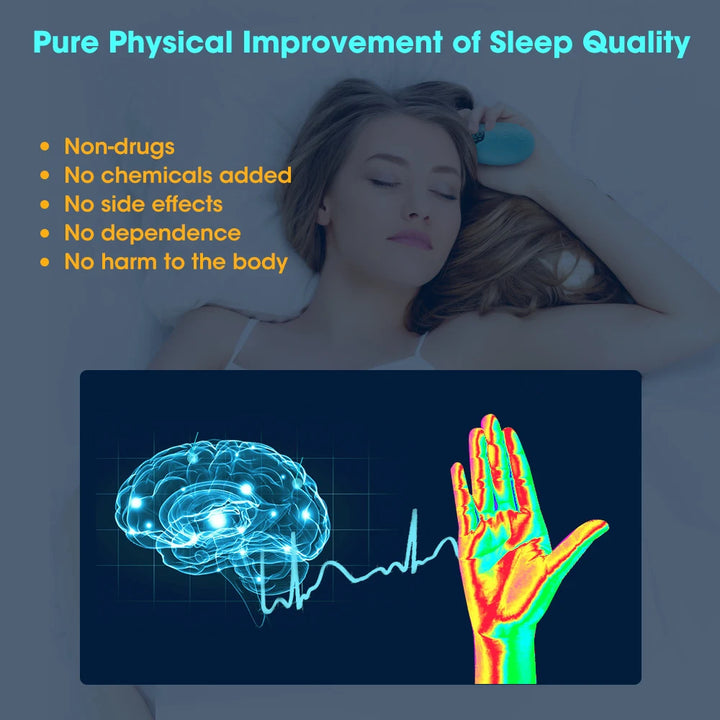 Smart Sleep Instrument Anxiety Relief Neuro Sleep Nerves Insomnia Soothe Device Healthy Pulse Stimulation Hand Held Sleeping - Vogue Vista UK
